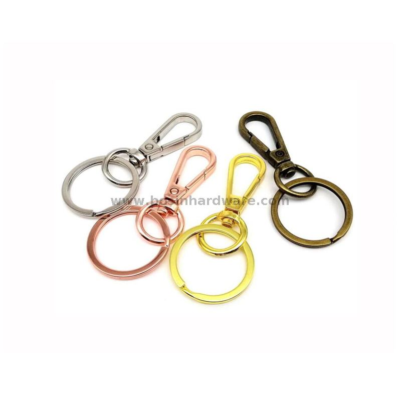 Exquisite Multiple Colour Swivel Snap Hooks Keyring Keychain Buy sanp hook with key ring, Snap